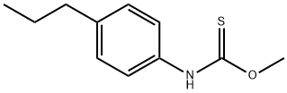 O-methyl N-(4-propylphenyl)carbamothioate 구조식 이미지