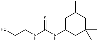 N-(2-hydroxyethyl)-N''-(3,3,5-trimethylcyclohexyl)thiourea Structure