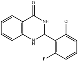 2-(2-chloro-6-fluorophenyl)-1,2,3,4-tetrahydroquinazolin-4-one Structure