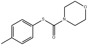 S-(4-methylphenyl) morpholine-4-carbothioate Structure