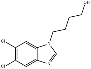 4-(5,6-dichloro-1H-benzimidazol-1-yl)butan-1-ol Structure