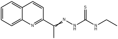 N-Ethyl-2-(1-(quinolin-2-yl)ethylidene)hydrazinecarbothioamide Structure