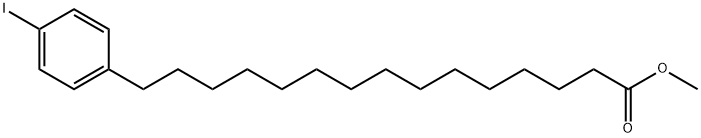 Benzenepentadecanoic acid, 4-iodo-, methyl ester 구조식 이미지