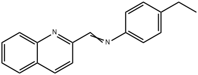 4-Ethyl-N-(quinolin-2-ylmethylene)aniline Structure