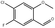 Benzaldehyde, 4-chloro-5-fluoro-2-methoxy- Structure