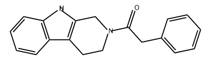 Ethanone, 2-phenyl-1-(1,3,4,9-tetrahydro-2H-pyrido[3,4-b]indol-2-yl)- Structure