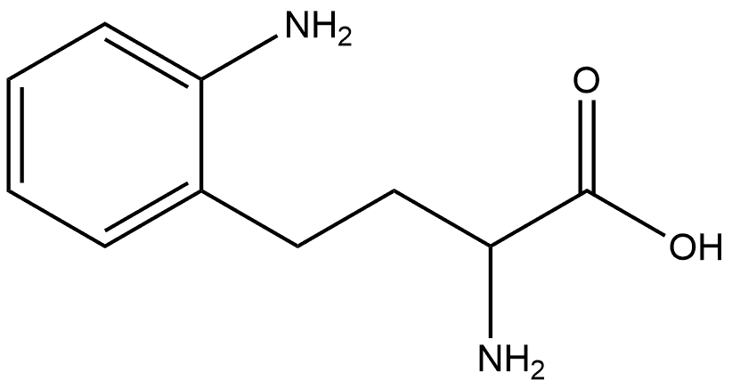 Benzenebutanoic acid, α,2-diamino- Structure