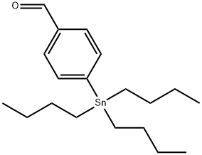 Benzaldehyde, 4-(tributylstannyl)- Structure