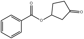 cyclopentanone, 3-(benzoyloxy)- Structure