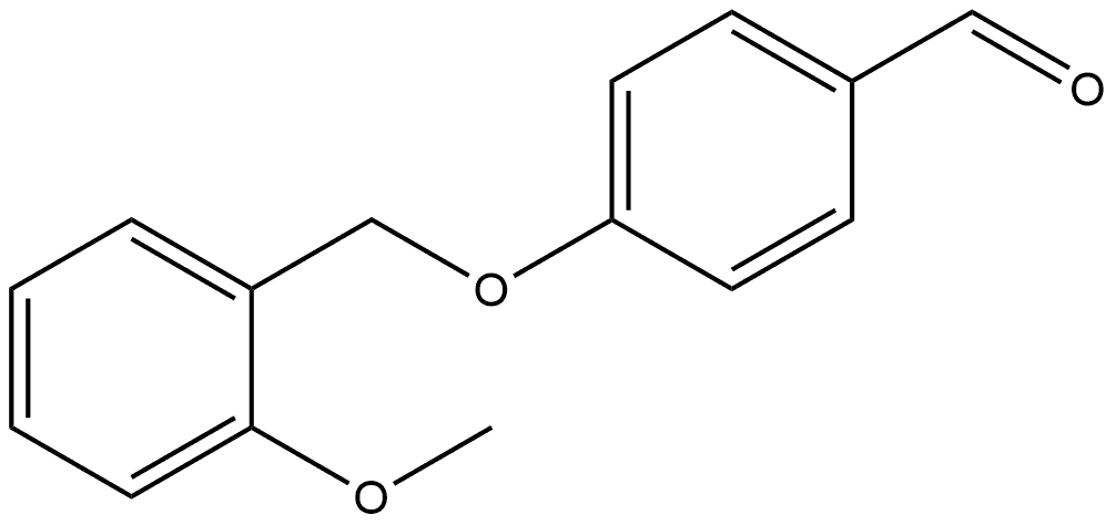 4-[(2-Methoxyphenyl)methoxy]benzaldehyde Structure