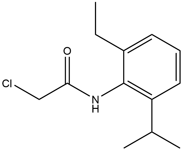 2-Chloro-N-[2-ethyl-6-(1-methylethyl)phenyl]acetamide Structure