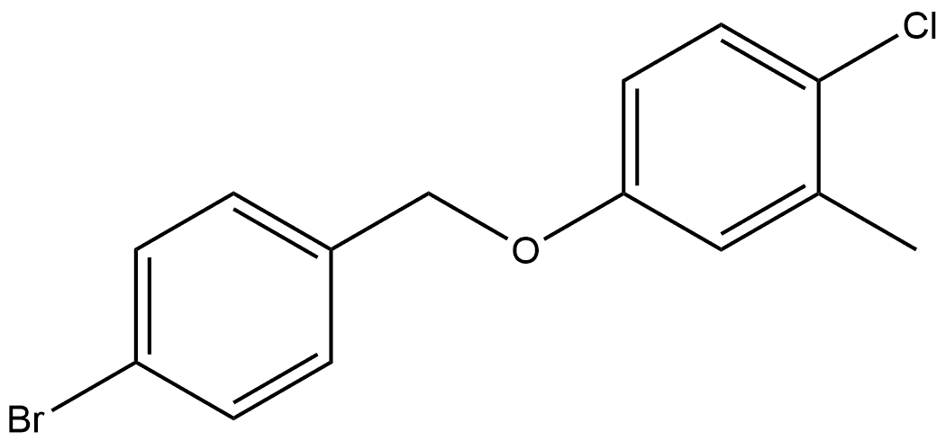 4-[(4-Bromophenyl)methoxy]-1-chloro-2-methylbenzene Structure