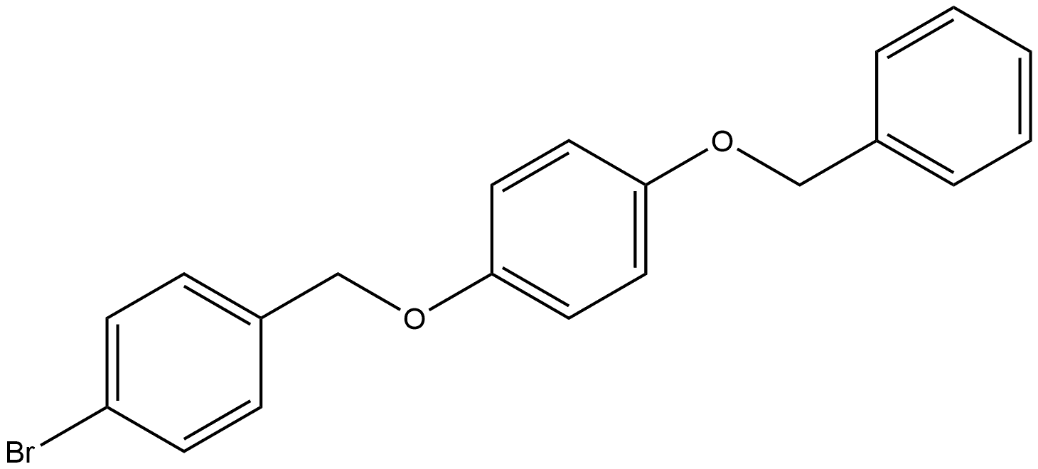 1-[(4-Bromophenyl)methoxy]-4-(phenylmethoxy)benzene Structure