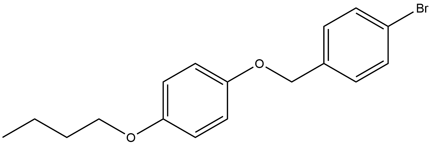 Benzene, 1-bromo-4-[(4-butoxyphenoxy)methyl]- Structure