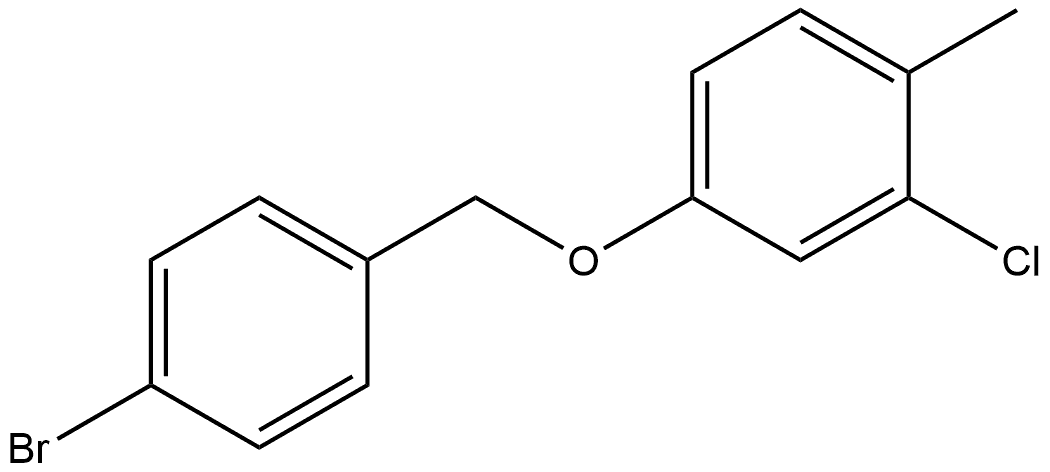 4-[(4-Bromophenyl)methoxy]-2-chloro-1-methylbenzene Structure