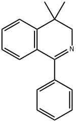 4,4-Dimethyl-1-phenyl-3,4-dihydroisoquinoline Structure