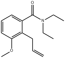 Benzamide, N,N-diethyl-3-methoxy-2-(2-propen-1-yl)- 구조식 이미지