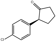 Cyclopentanone, 2-(4-chlorophenyl)-, (2S)- Structure