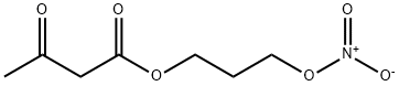 Butanoic acid, 3-oxo-, 3-(nitrooxy)propyl ester 구조식 이미지