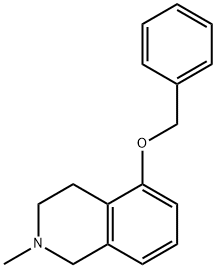 5-(Benzyloxy)-2-methyl-1,2,3,4-tetrahydroisoquinoline 구조식 이미지