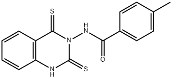 N-(2,4-Dithioxo-1,2-dihydroquinazolin-3(4H)-yl)-4-methylbenzamide 구조식 이미지