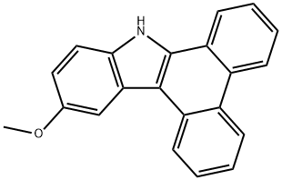 9H-Dibenzo[a,c]carbazole, 12-methoxy- Structure