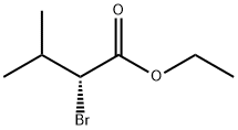 Butanoic acid, 2-bromo-3-methyl-, ethyl ester, (2R)- Structure