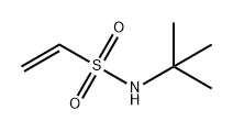 Ethenesulfonamide, N-(1,1-dimethylethyl)- Structure