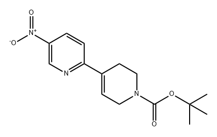 [2,4'-Bipyridine]-1'(2'H)-carboxylic acid, 3',6'-dihydro-5-nitro-, 1,1-dimethylethyl ester Structure