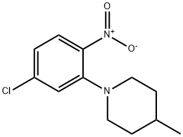 1-(5-chloro-2-nitrophenyl)-4-methylpiperidine Structure