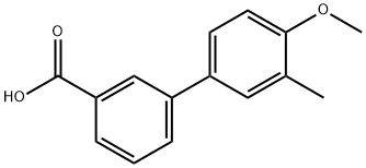 3-(4-Methoxy-3-methylphenyl)benzoic acid Structure