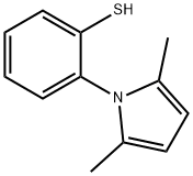 2-(2,5-DIMETHYL-1H-PYRROL-1-YL)BENZENETHIOL 구조식 이미지