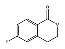 1H-2-Benzopyran-1-one, 6-fluoro-3,4-dihydro- 구조식 이미지