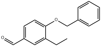 4-(Benzyloxy)-3-ethylbenzaldehyde Structure