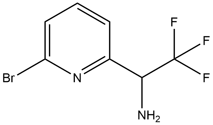2-Pyridinemethanamine, 6-bromo-α-(trifluoromethyl)- 구조식 이미지