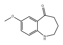 5H-1-Benzazepin-5-one, 1,2,3,4-tetrahydro-7-methoxy- Structure