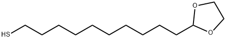 1,3-Dioxolane-2-decanethiol Structure