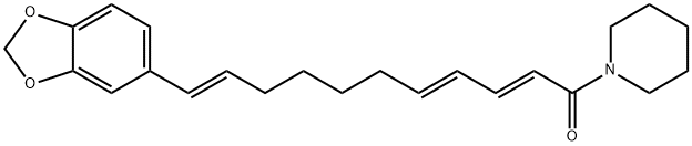 2,4,10-Undecatrien-1-one, 11-(1,3-benzodioxol-5-yl)-1-(1-piperidinyl)-, (2E,4E,10E)- Structure