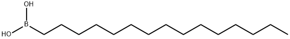 Boronic acid, B-pentadecyl- Structure