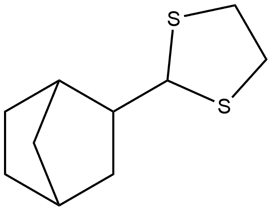 1,3-Dithiolane, 2-bicyclo[2.2.1]hept-2-yl-, exo- (9CI) 구조식 이미지