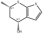 (4R,6S)-6-methyl-5,6-dihydro-4H-thieno[2,3-b]thiopyran-4-ol Structure