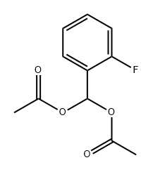 Methanediol, 1-(2-fluorophenyl)-, 1,1-diacetate 구조식 이미지