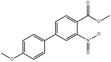 methyl 4-(4-methoxyphenyl)-2-nitrobenzoate Structure