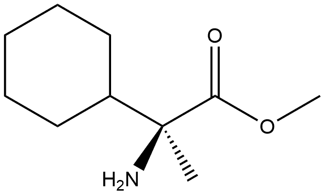 Methyl (αS)-α-amino-α-methylcyclohexaneacetate Structure