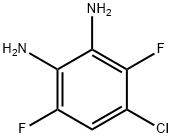 1,2-Benzenediamine, 4-chloro-3,6-difluoro- Structure