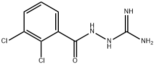 Benzoic acid, 2,3-dichloro-, 2-(aminoiminomethyl)hydrazide Structure