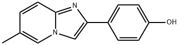 Phenol, 4-(6-methylimidazo[1,2-a]pyridin-2-yl)- Structure