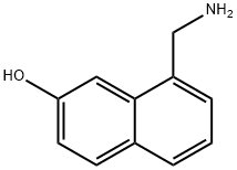 1-(Aminomethyl)-7-hydroxynaphthalene 구조식 이미지