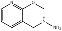 Pyridine, 3-(hydrazinylmethyl)-2-methoxy- Structure