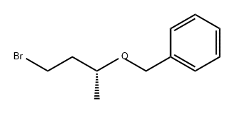 Benzene, [[(1R)-3-bromo-1-methylpropoxy]methyl]- 구조식 이미지
